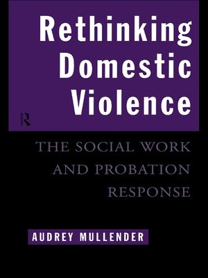 cover image of Rethinking Domestic Violence